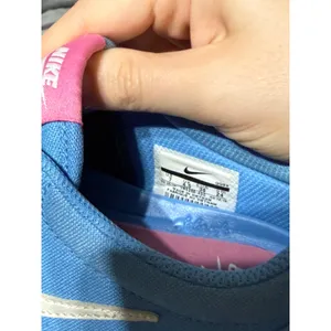 Nike Size 7 Women SB Zapatillas Charge Canvas Light Blue Pink‎ Tie Causal thumbnail 2