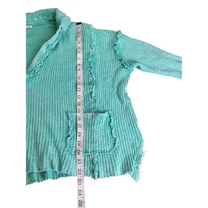 Easel Los Angeles‎ Ribbed Collared Neck Pullover Top Mint Green Size M thumbnail 10