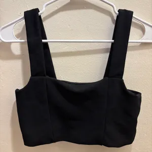 FashioNova Black Crop Top thumbnail 1