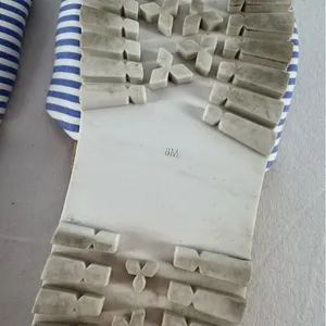 Jack Rogers Phoebe Knotted Comfort Slide Sandals in White Blue Stripe Size‎ 8 thumbnail 6