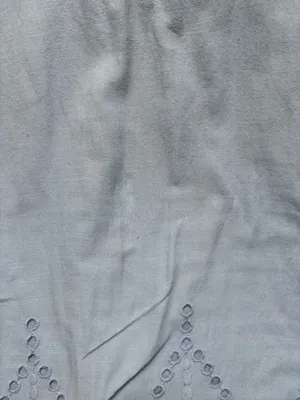 Beautiful Stories....Light Blue Eyelet Cap-Sleeve Blouse thumbnail 3