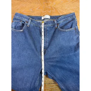 Abercrombie & Fitch The '90s Straight Ultra‎ High Rise Jeans Size 32/14R thumbnail 8