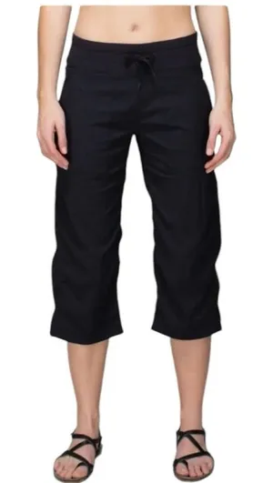 LuLuLemon Ladies Cropped Elastic Waist Pants black Size 4 thumbnail 1