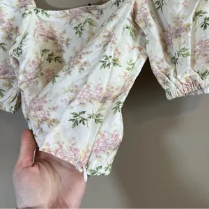 ✨‎ & Other Stories Women’s White Linen Blend Floral 0 thumbnail 4