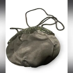 vintage La Regale black beaded evening bag thumbnail 5