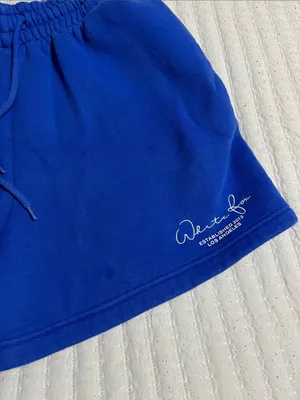 White Fox Boutique Royal Blue Drawstring Athletic Shorts thumbnail 2