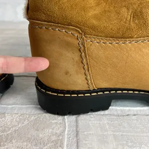 Sorel‎ Boots Womens 9 Brown Suede Leather Shearling Sherpa Lined Winter Classic thumbnail 15