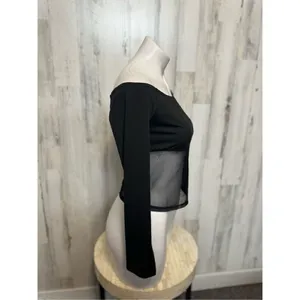 Black off the shoulders top Size L thumbnail 6