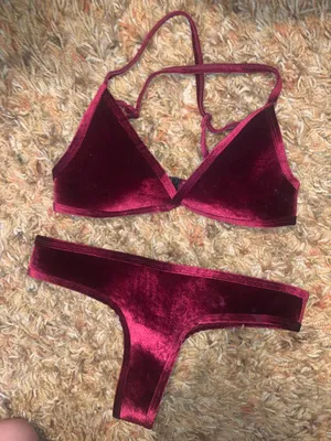 Hoaka Swimwear Red Velvet Swimsuit thumbnail 3
