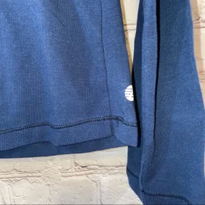Z By‎ Zella Long Sleeve Top Medium Blue Athletic Tee Soft Stretch Activewear thumbnail 2