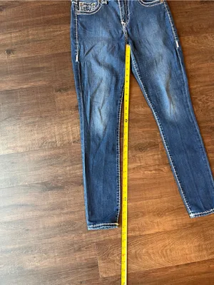 True Religion Jennie Curvy Skinny Jeans Womens 29 Medium Wash Mid Rise Denim Y2K thumbnail 4