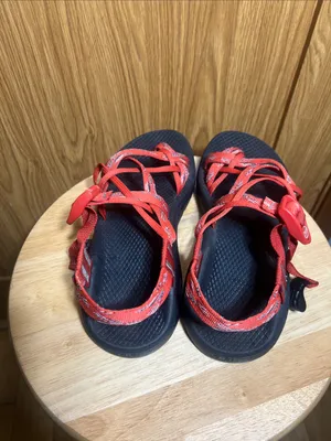 Chaco Red Strappy Trail Sandals thumbnail 3