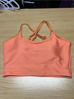 Livy & Kate Peachy Paradise Double Strap Swim Top S NWT thumbnail 5