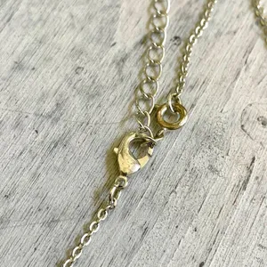 Vintage Avon silver tone yellow butterfly necklace thumbnail 8