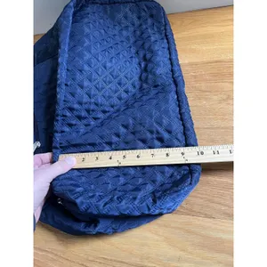 ZUOMANNI Blue Quilted 20" Travel Duffel Bag Soft Carry On Womens Gym Weekender thumbnail 7