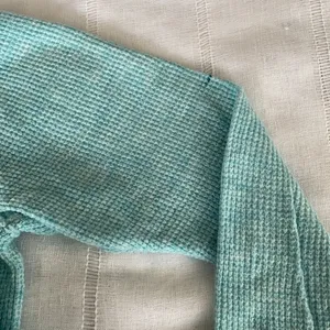 Gap turquoise spring crew neck sweater thumbnail 3