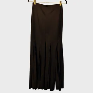 Cartise Vintage Maxi‎ Fringe Skirt Black Small thumbnail 3