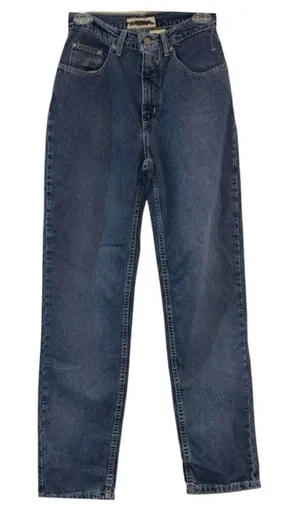 St. John's Bay Vintage Relaxed Fit Jeans High Rise Straight Leg Medium Wash Denim 6 Mom‎ Jeans thumbnail 1