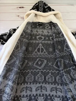 Harry Potter Fair Isle Open Cardigan Hooded Sweater thumbnail 9