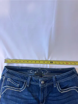 Ariat Dark Blue Bootcut Jeans with Contrast Stitching thumbnail 4