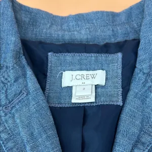 J. Crew Indigo Denim Jacket thumbnail 6