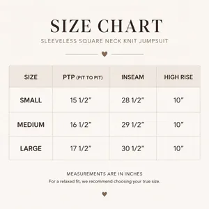 Women’s Sleeveless Square Neck Knit Jumpsuit – Soft Stretchy Wide Leg One Piece with Drawstring Waist & Pockets thumbnail 2
