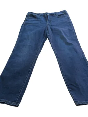 J.Crew High Rise Vintage Straight Crop Jeans Dark Wash Stretch Denim Women’s 31 thumbnail 7