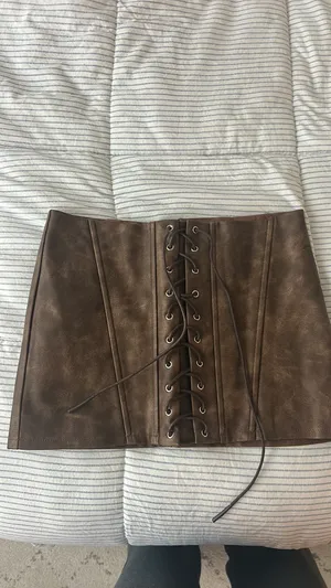 Edikted Skirt Mini Faux Leather thumbnail 2