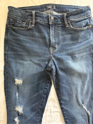 Womens Abercrombie & Fitch Harper Ankle Stretch Jeans Size 4 thumbnail 1