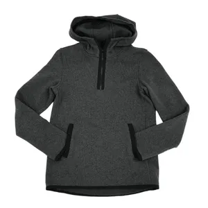 LULULEMON It’s Fleecing Cold Hooded Sweater-Pullover Sz 4 Gray Cozy Athletic EUC thumbnail 4