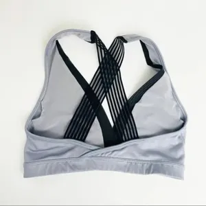 VICTORIA'S‎ SECRET Gray V-Neck Sports Bra XS thumbnail 3