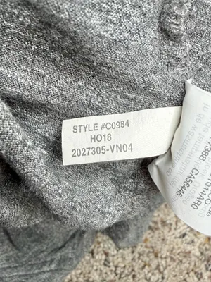 Madewell Whisper Cotton Crewneck Tee Small S Grey Heather Short Sleeve C0984 thumbnail 5