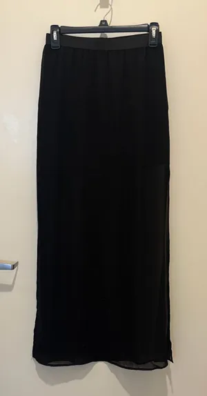 Black maxi skirt thumbnail 1