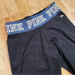 Victoria’s Secret PINK Ultimate Black and Blue Leggings Women’s Small thumbnail 2