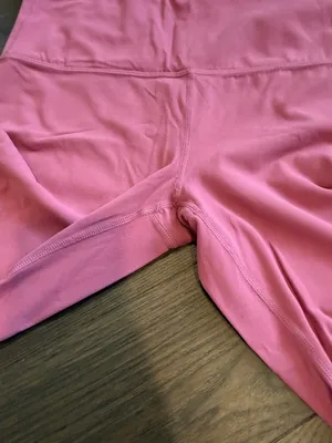 Athleta High-Waist Cropped Leggings in Pink Small - C37-083 thumbnail 4