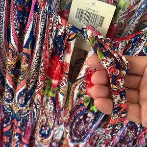 NWT Boston Proper Paisley Floral Bell Sleeve Peasant Dress Size 8 thumbnail 7