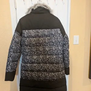 FABLETICS Waco Puffer Jacket Coat Women Size XL Midi Removable Faux Fur Collar thumbnail 10