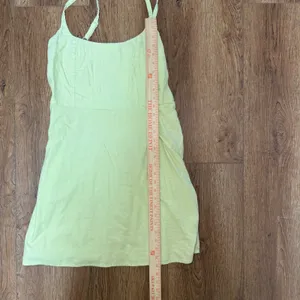 Old Navy Womens‎ Lime Green Linen Blend Smocked Back Mini Dress with Pockets L thumbnail 8