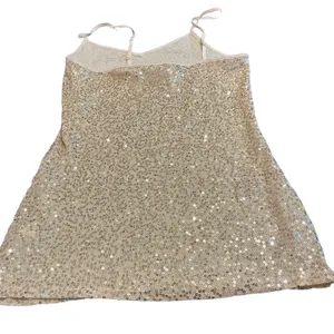 Express Sequin Tank Champagne / Gold Size XP thumbnail 2