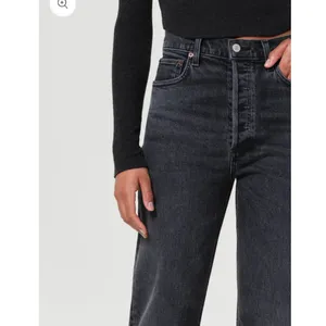 AGOLDE High Rise 90s Pinch Jeans - Black- Size 23 thumbnail 5