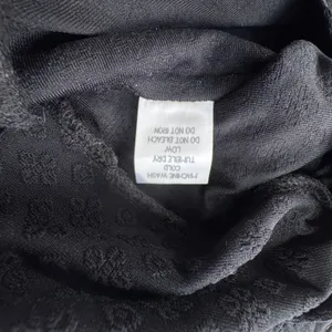 NEW Fitigues Black Textured Floral Turtleneck Top Womens Medium Vintage Y2K Goth thumbnail 8