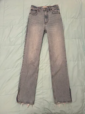 Abercrombie 90s Ultra High-Rise Straight Jeans thumbnail 5