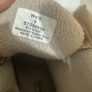 Sperry Top-Sider Womens Saltwater Duck Boots Tan Quilted Waterproof size 9 thumbnail 6