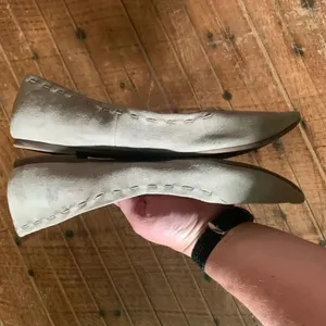 Frye & Co leather normcore size 8 stitched ballet flats thumbnail 4
