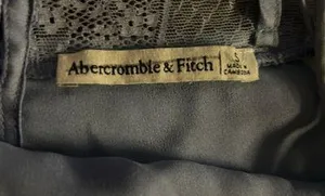 Abercrombie Green Silk / Satin Top thumbnail 3