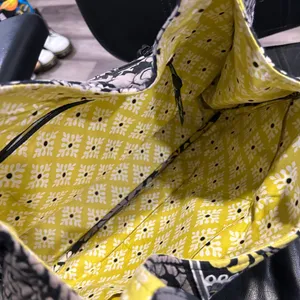 Vera Bradley Black and Yellow Floral Hobo Bag thumbnail 6