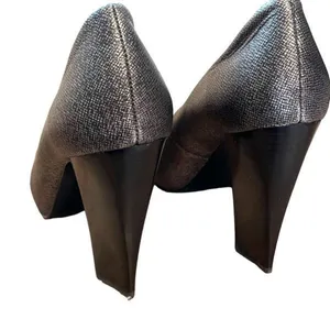 Calvin Klein Womens Elita Cosmopolitan Pump Heel‎ Shoes Metallic Silver Size 6.5 thumbnail 4