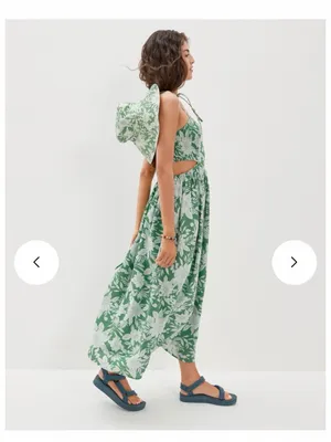 American Eagle Sunset Smocked Sundress thumbnail 3