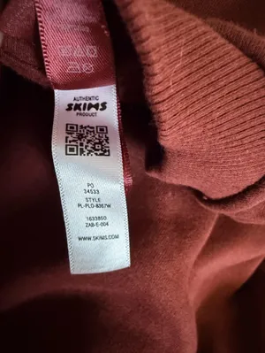 Skims Cotton Fleece classic Crewneck size large Merlot NWT thumbnail 14