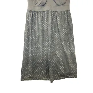 Motherhood Maternity Gray Polka Dot‎ Nursing Chemise Nightgown Size Large L thumbnail 4